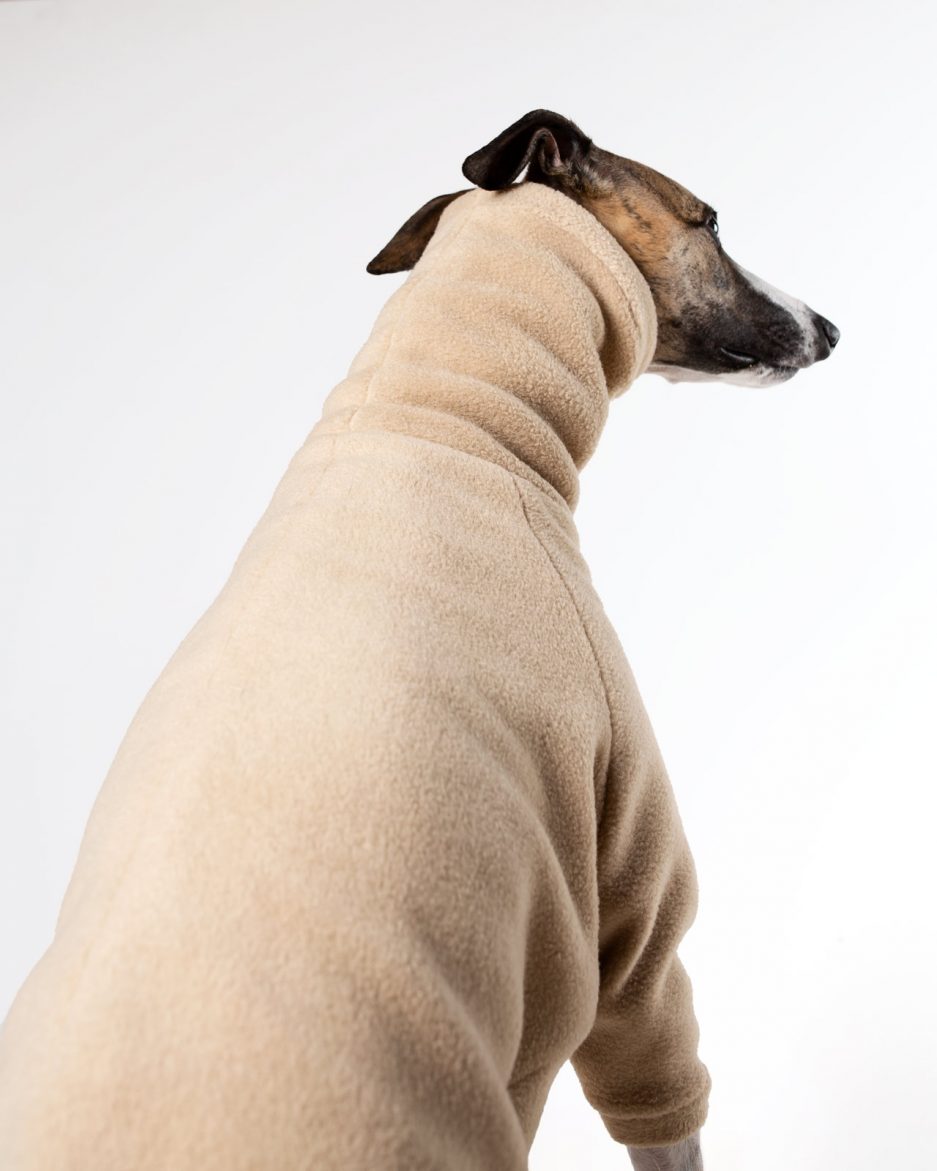 core fleece close up neck on whippet